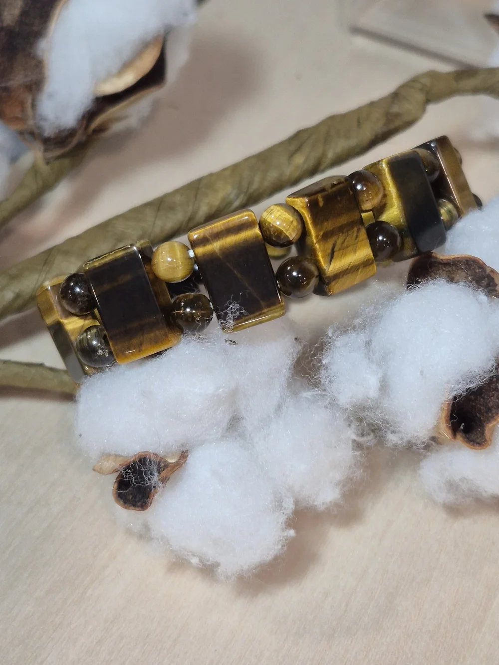 🤎🤎NEW🤎🤎 PRETTY!! Natural Stone TIGERS EYE Stretch Bracelet